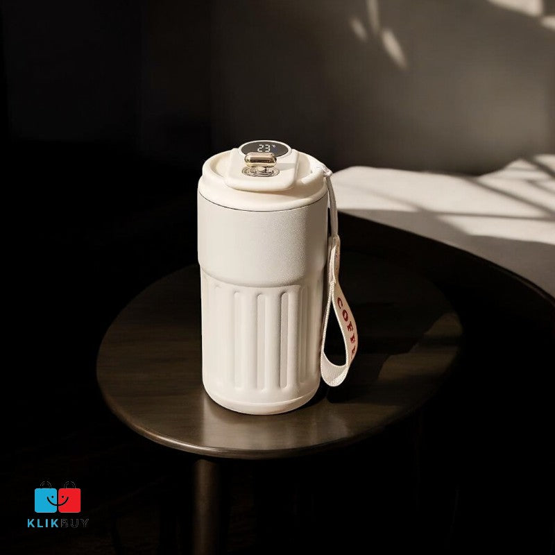 Thermos Bottle 450ml Smart Display Temperature 316 Stainless Steel Vacuum Cup Office Coffee Cup Business Portable Thermal Mug